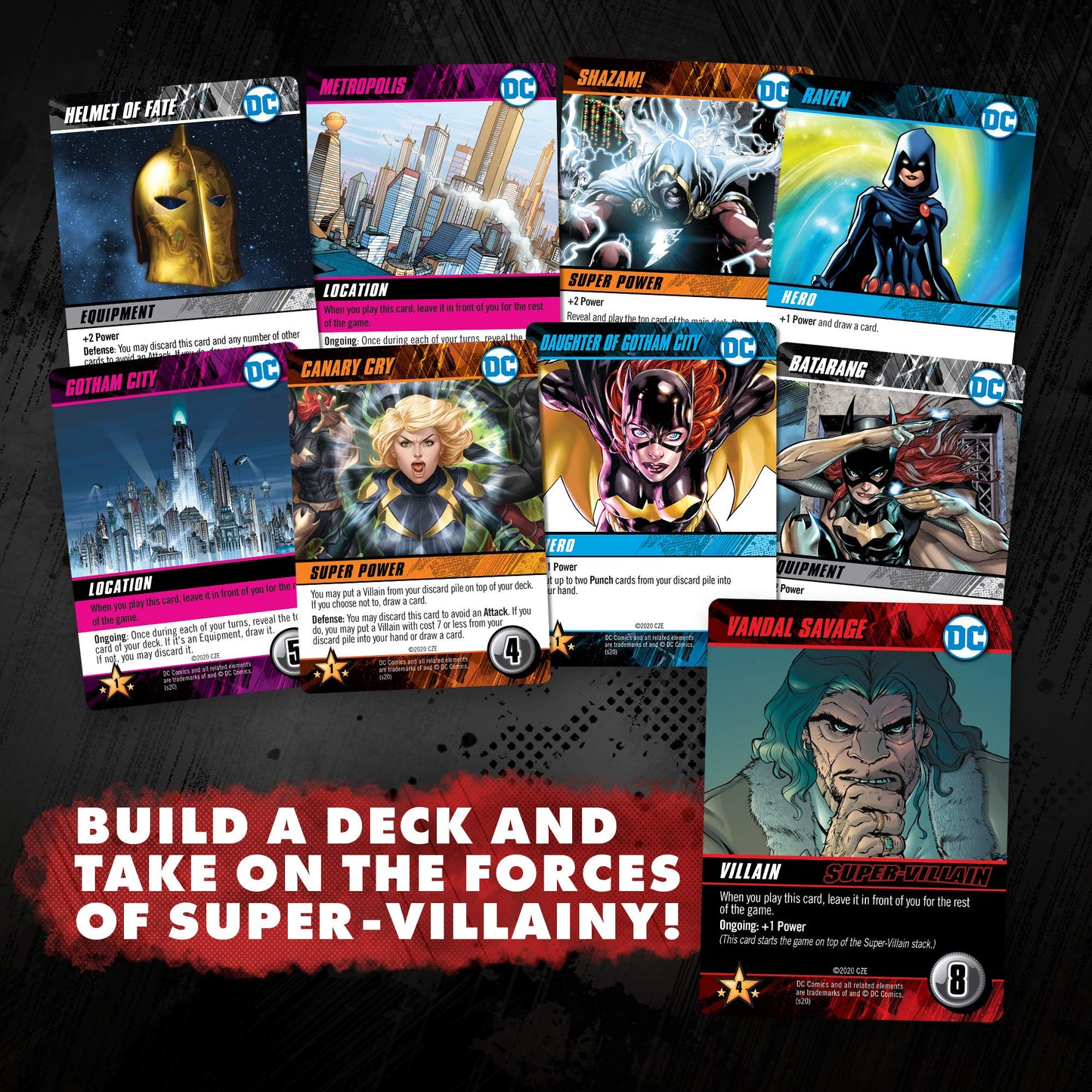 DC Deck-Building Game: Heroes Unite – Play as Hawkman, Nightwing & Batgirl | Cryptozoic