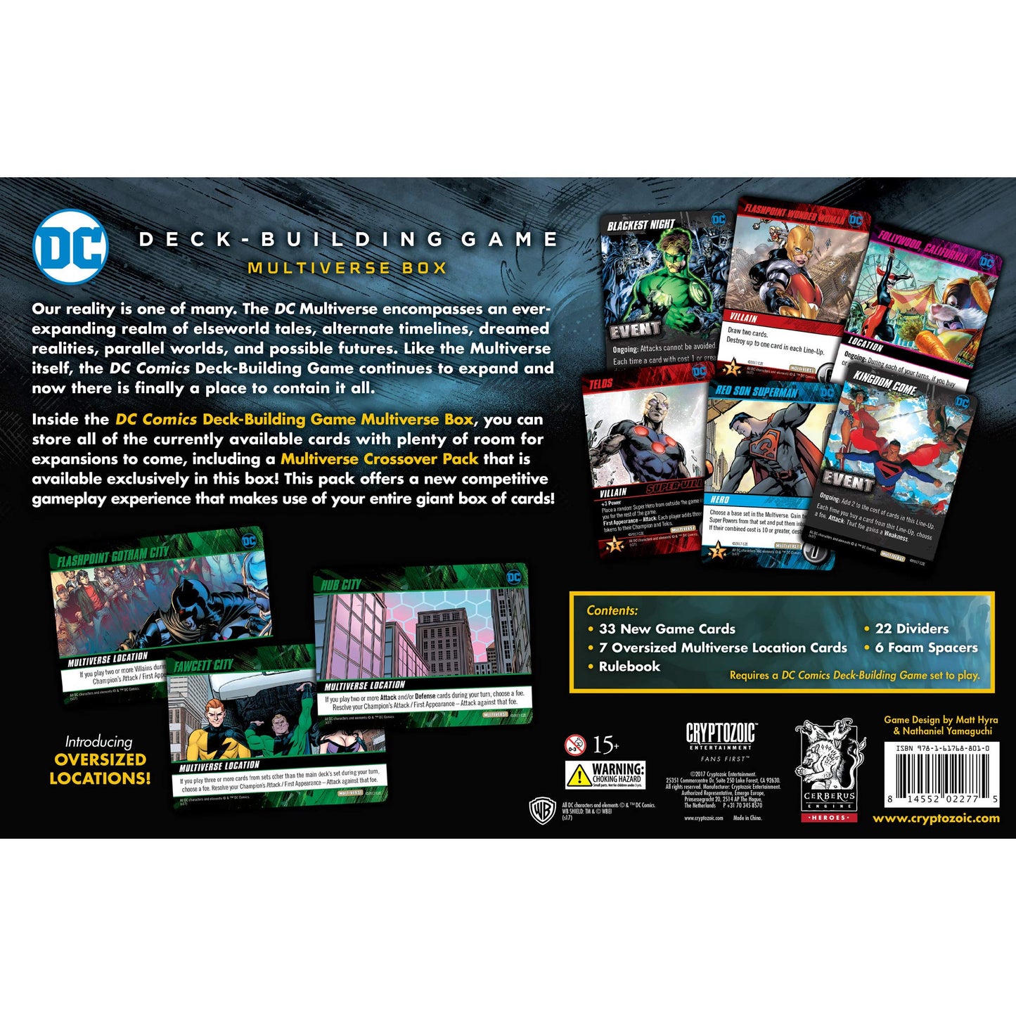 DC Deck-Building Game Multiverse Box | Cryptozoic Entertainment