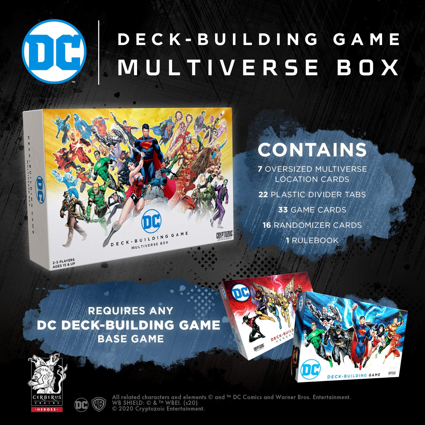 DC Deck-Building Game Multiverse Box | Cryptozoic Entertainment
