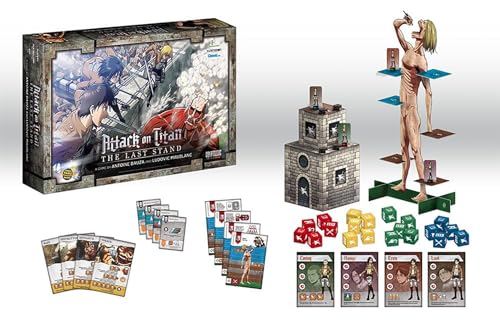 Cryptozoic Entertainment Attack on Titan: The Last Stand – Strategic One-Vs-Titan Board Game
