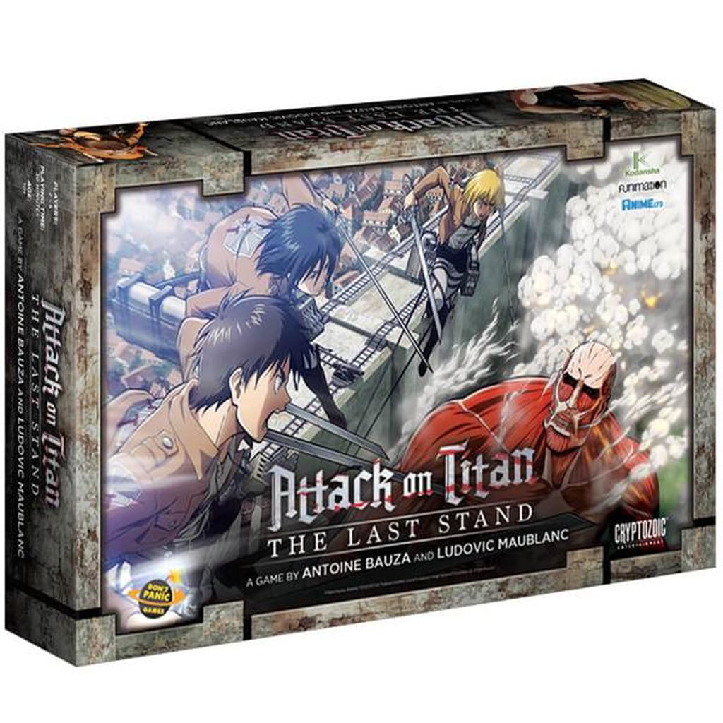 Cryptozoic Entertainment Attack on Titan: The Last Stand – Strategic One-Vs-Titan Board Game