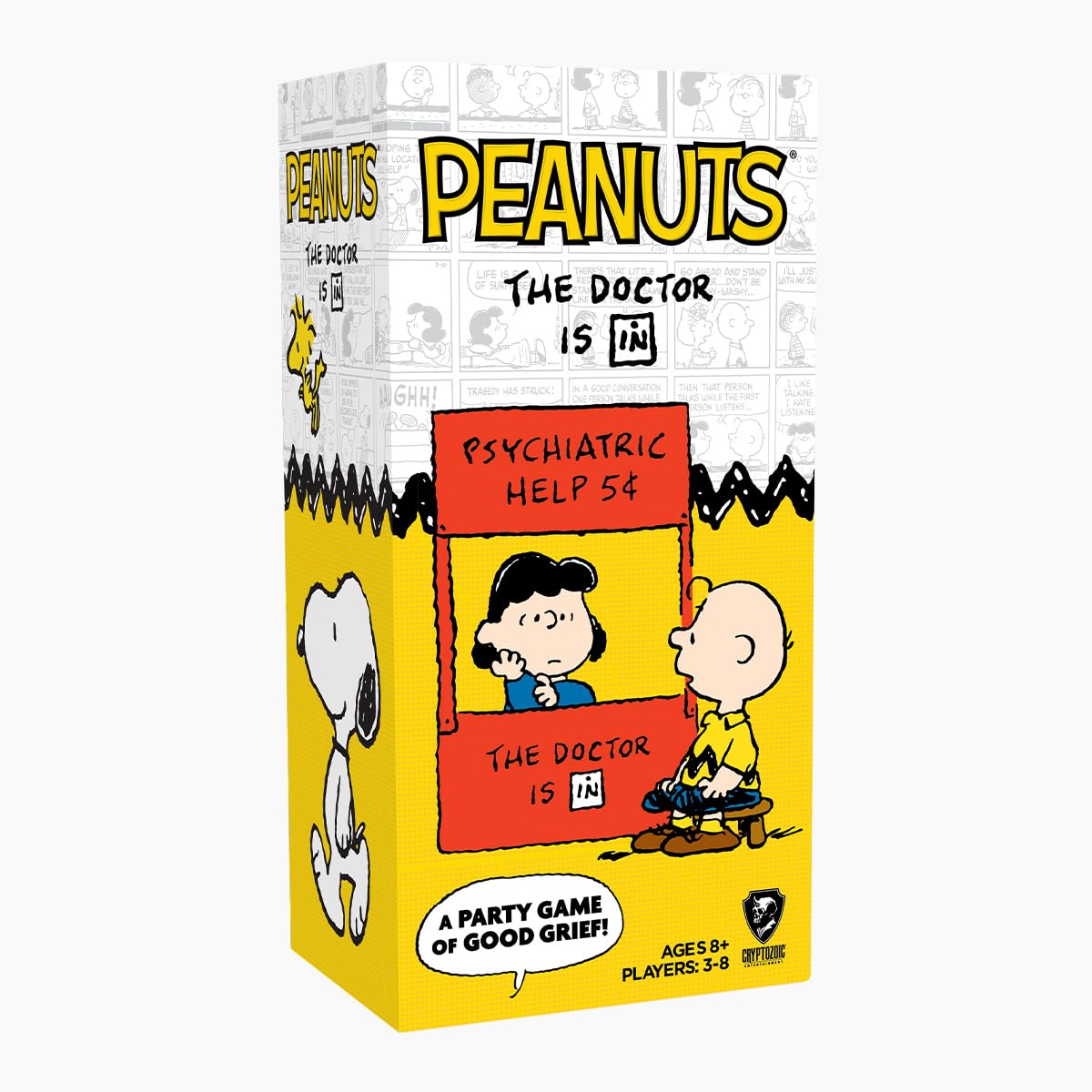 Cryptozoic Peanuts: The Doctor is In | Fun Party Card Game for 3-8 Players
