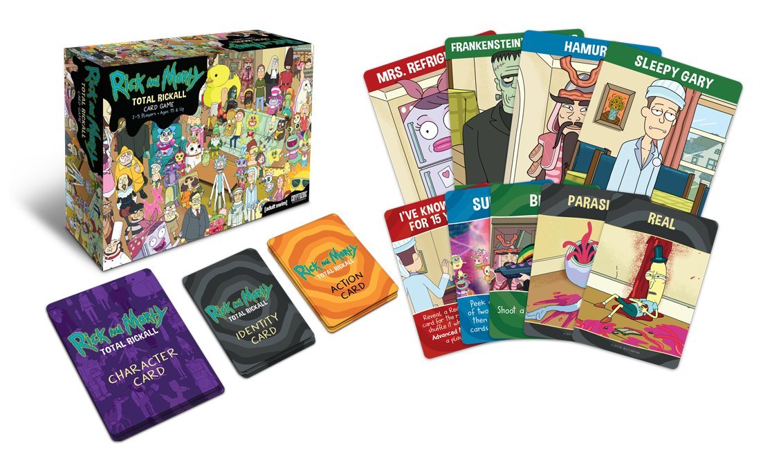 Cryptozoic Entertainment – Rick and Morty Total Rickall Cooperative Card Game