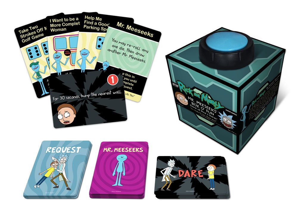 Mr. Meeseeks' Box O' Fun Dice Dares Game | Rick and Morty Party Game