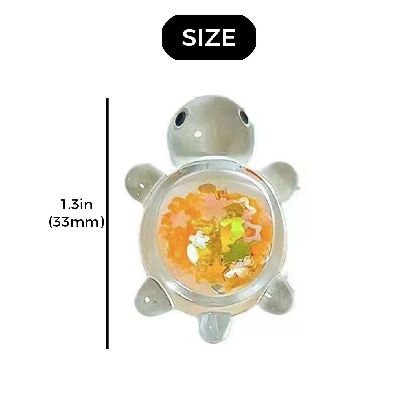 CRZQXOUR 20pcs Glowing Turtle Mini Decor for Aquarium & Garden