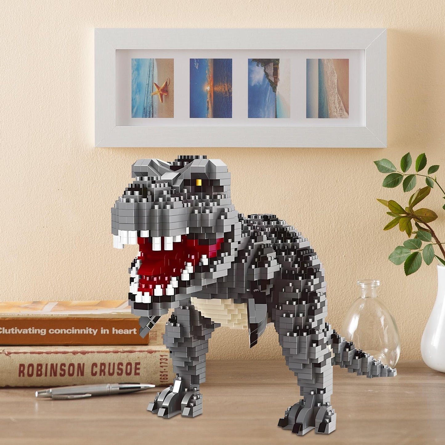 CSNRHG Dinosaur Tyrannosaurus Rex Model — 1530-Piece Building Blocks Toy for Ages 6+