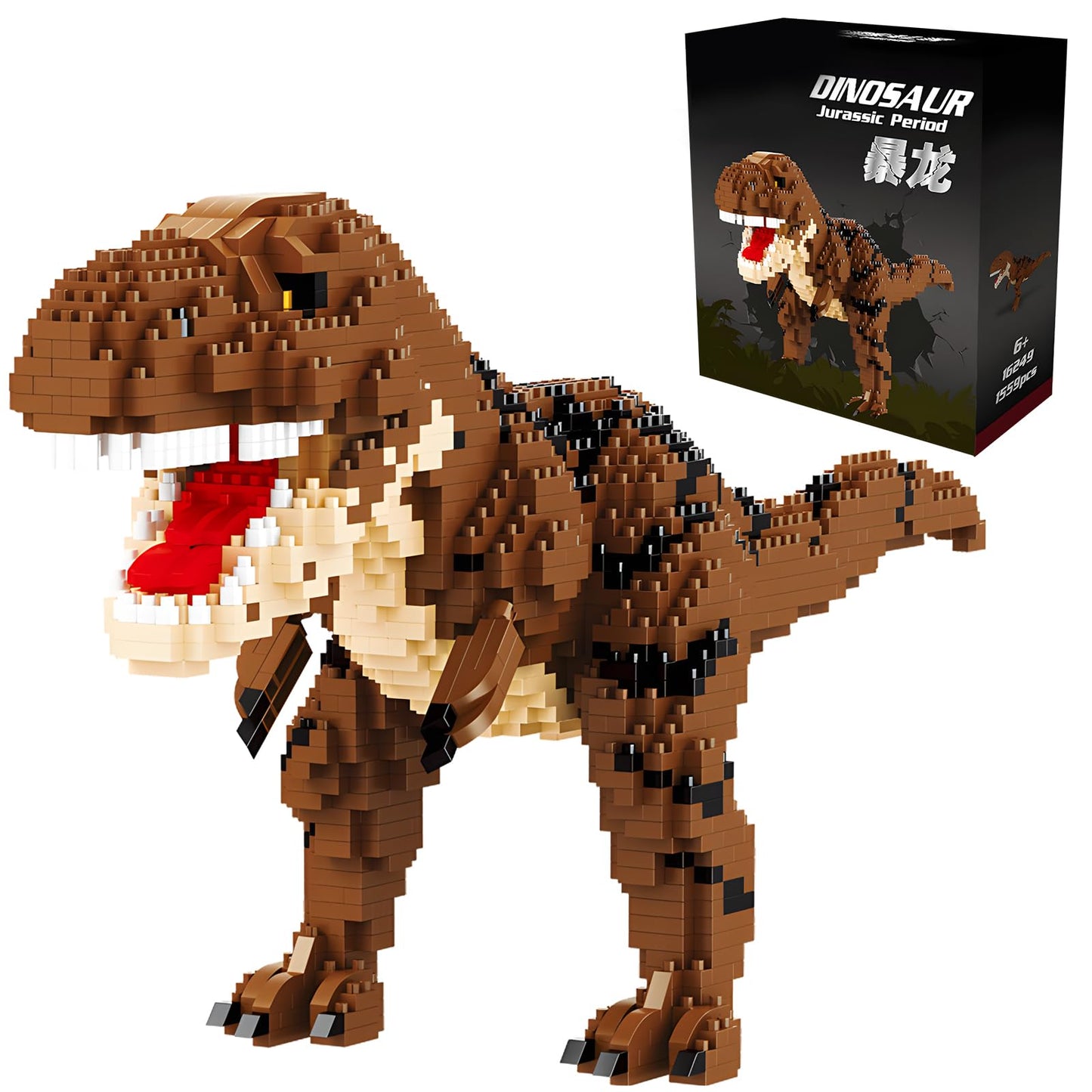 CSNRHG Dinosaur Tyrannosaurus Building Blocks – 1559 Pieces | Ages 6+