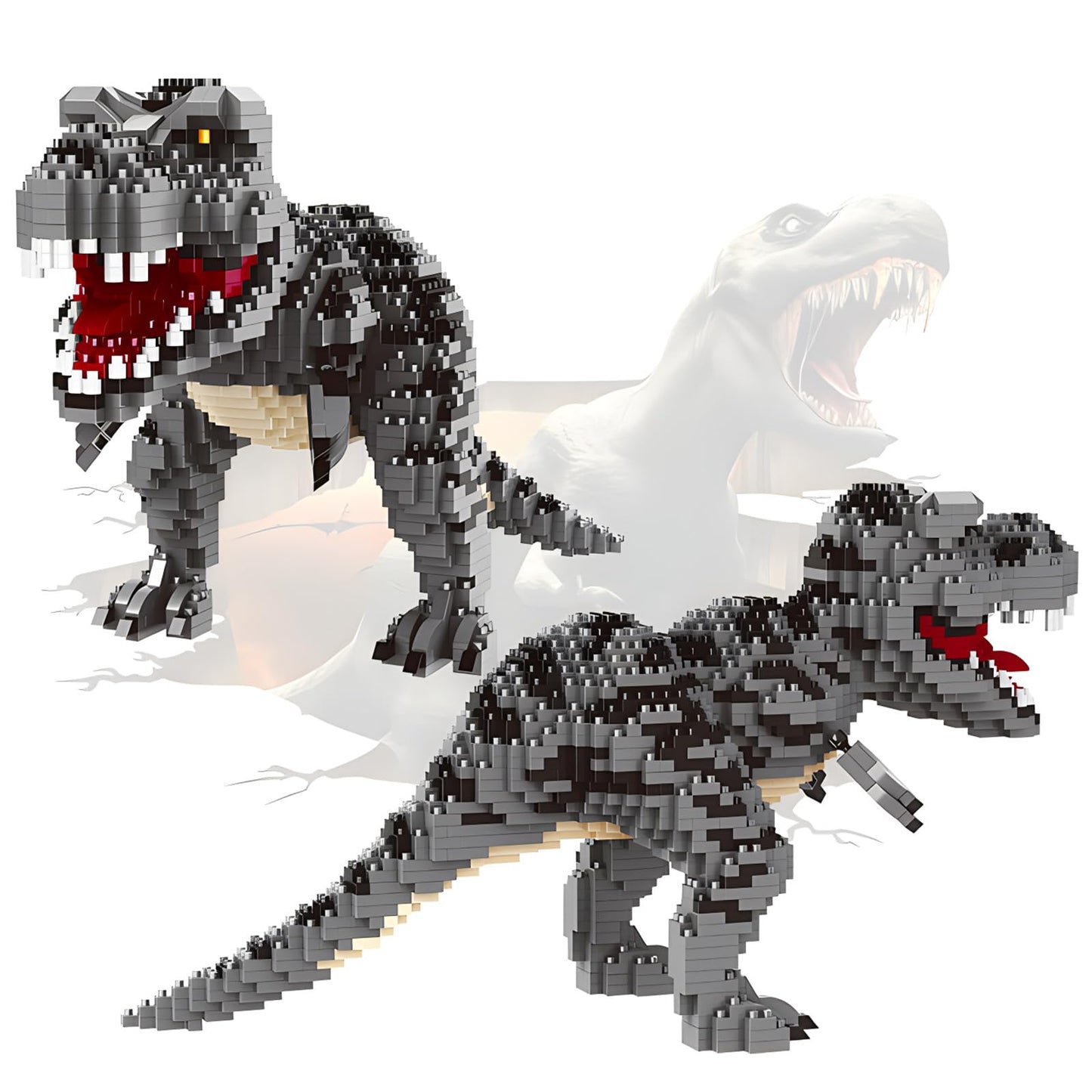 CSNRHG Dinosaur Tyrannosaurus Rex Model — 1530-Piece Building Blocks Toy for Ages 6+