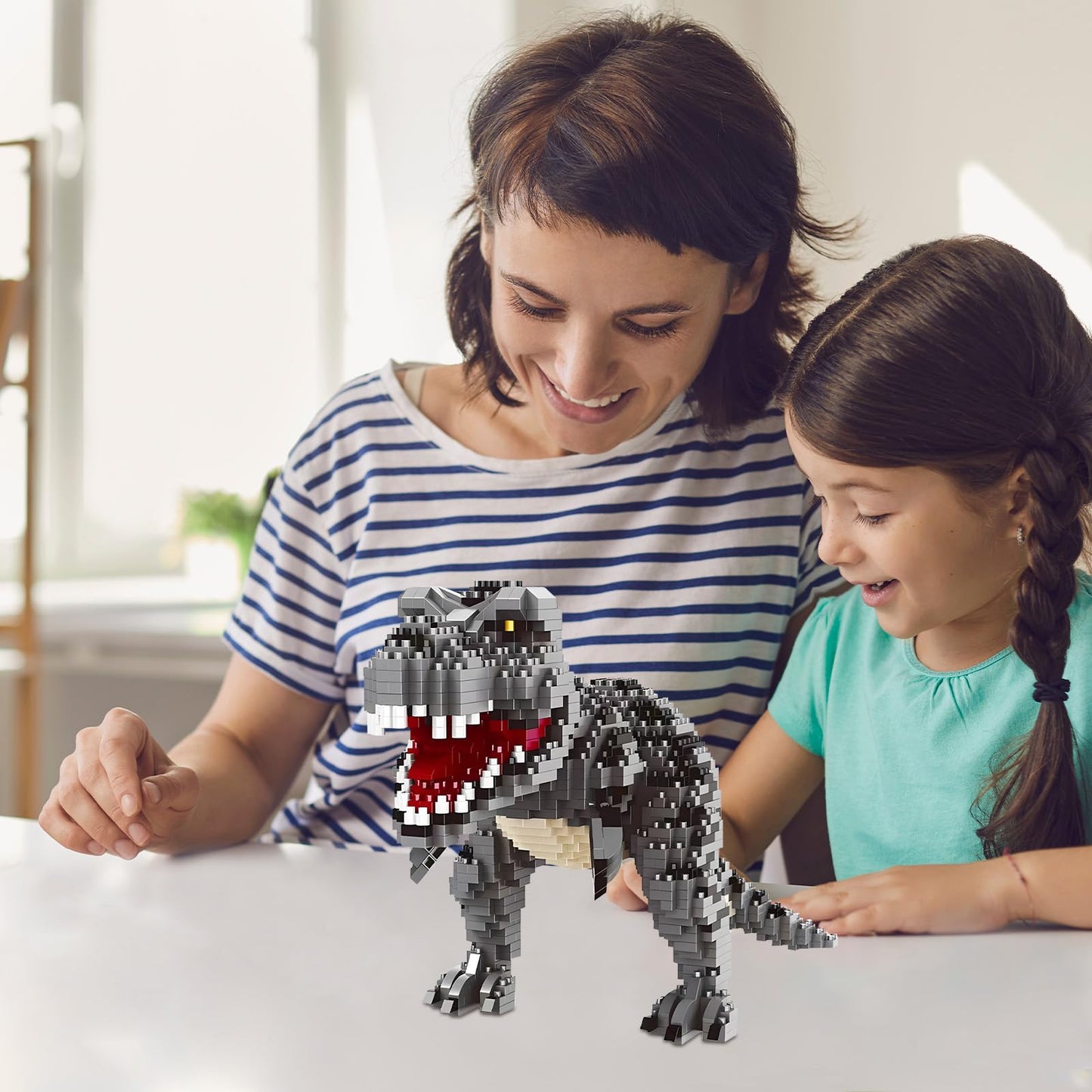 CSNRHG Dinosaur Tyrannosaurus Rex Model — 1530-Piece Building Blocks Toy for Ages 6+