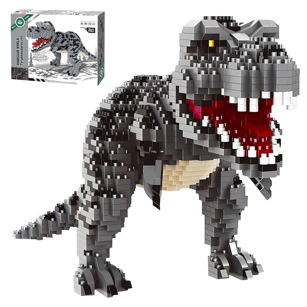 CSNRHG Dinosaur Tyrannosaurus Rex Model — 1530-Piece Building Blocks Toy for Ages 6+