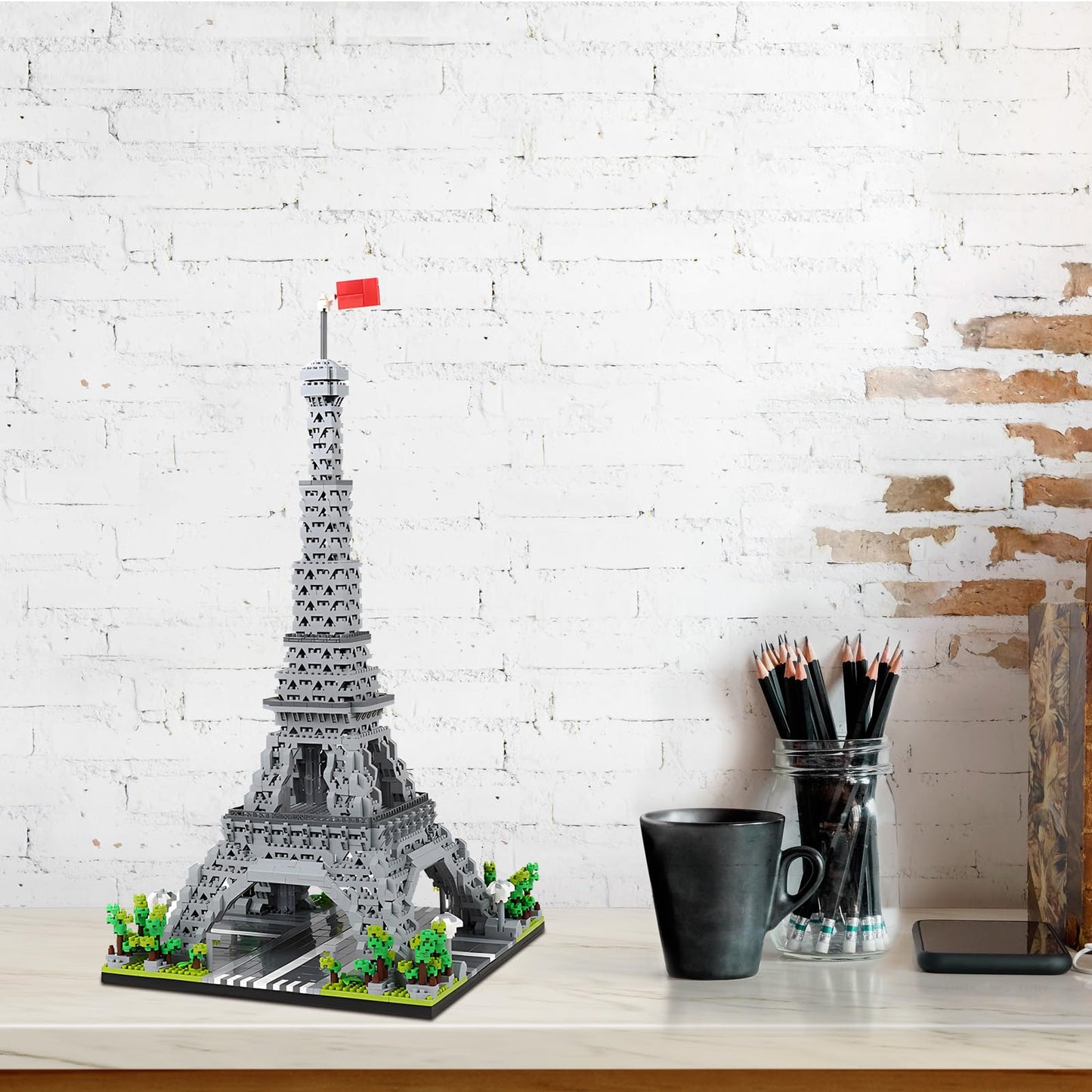 CSNRHG Paris Eiffel Tower 3350-Piece Building Blocks Set | 3D Puzzle Model for Kids & Adults