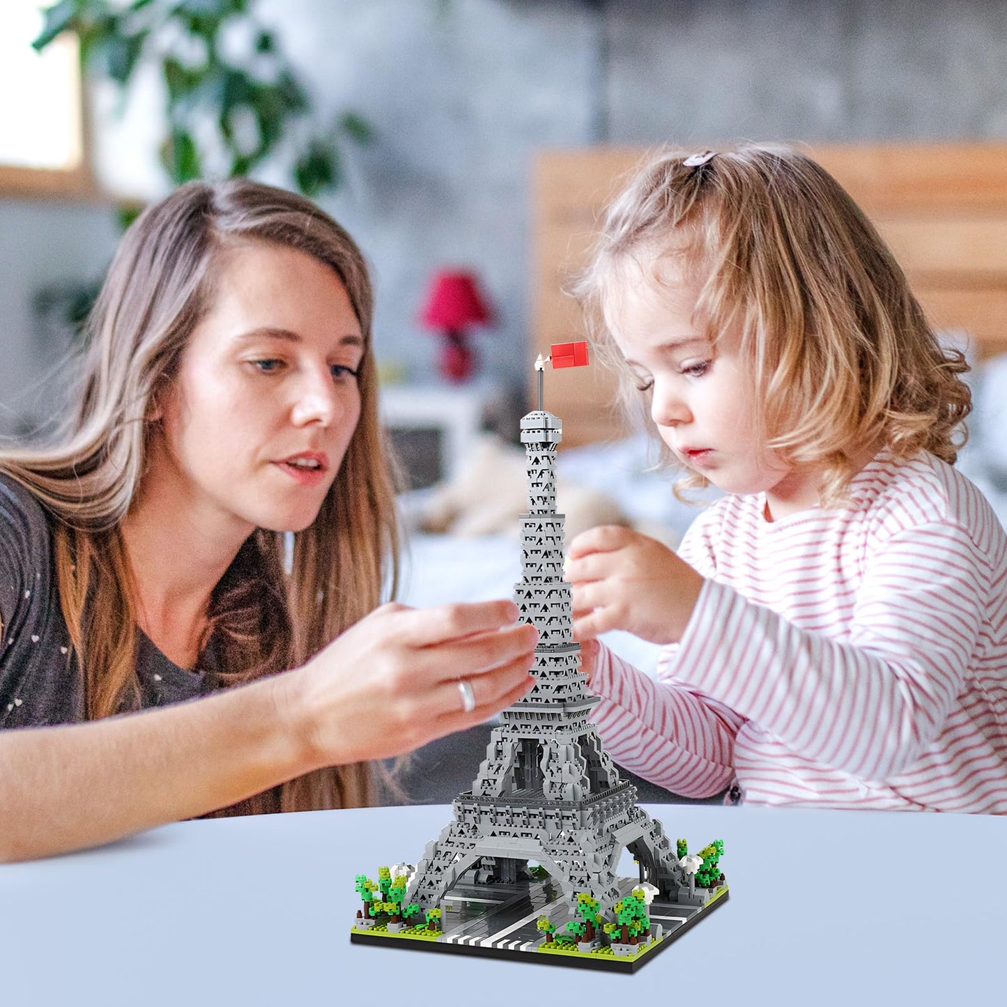 CSNRHG Paris Eiffel Tower 3350-Piece Building Blocks Set | 3D Puzzle Model for Kids & Adults