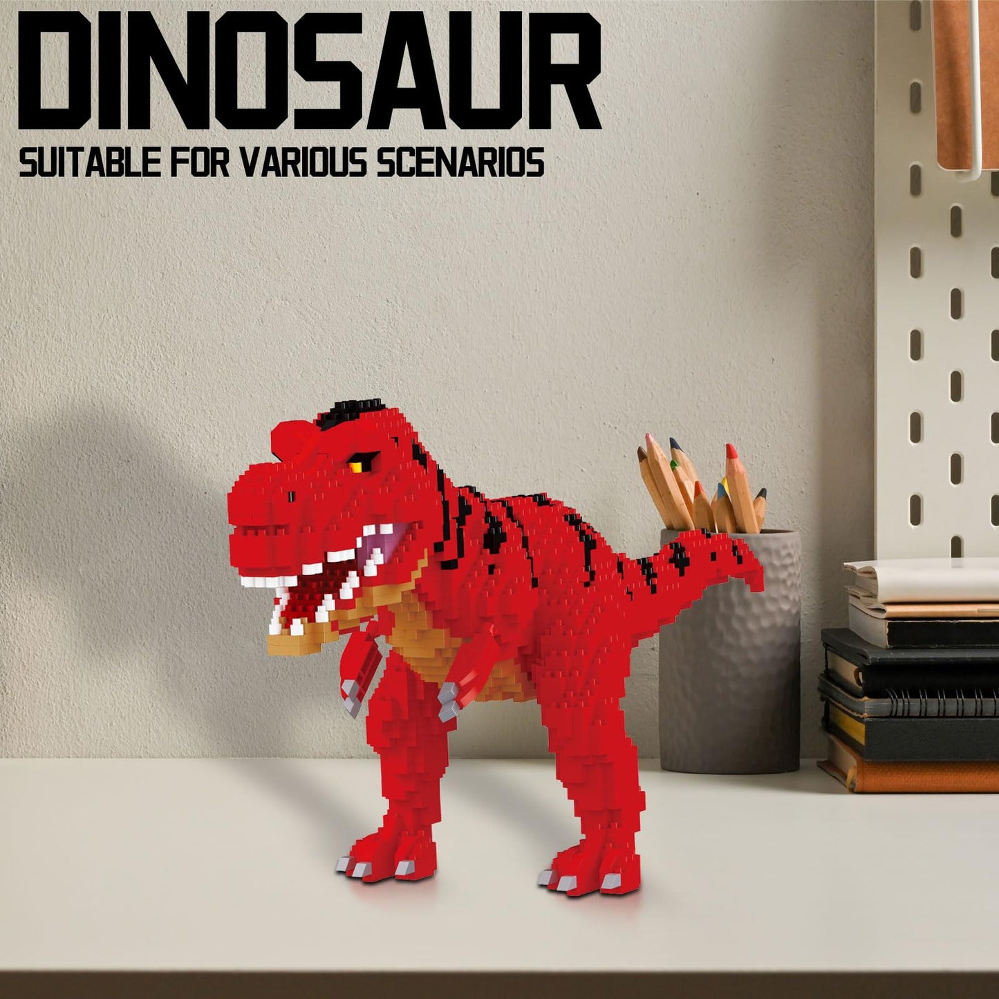 CSNRHG Torvosaurus 1548-Piece Building Blocks Model – Dino Toy for 6+