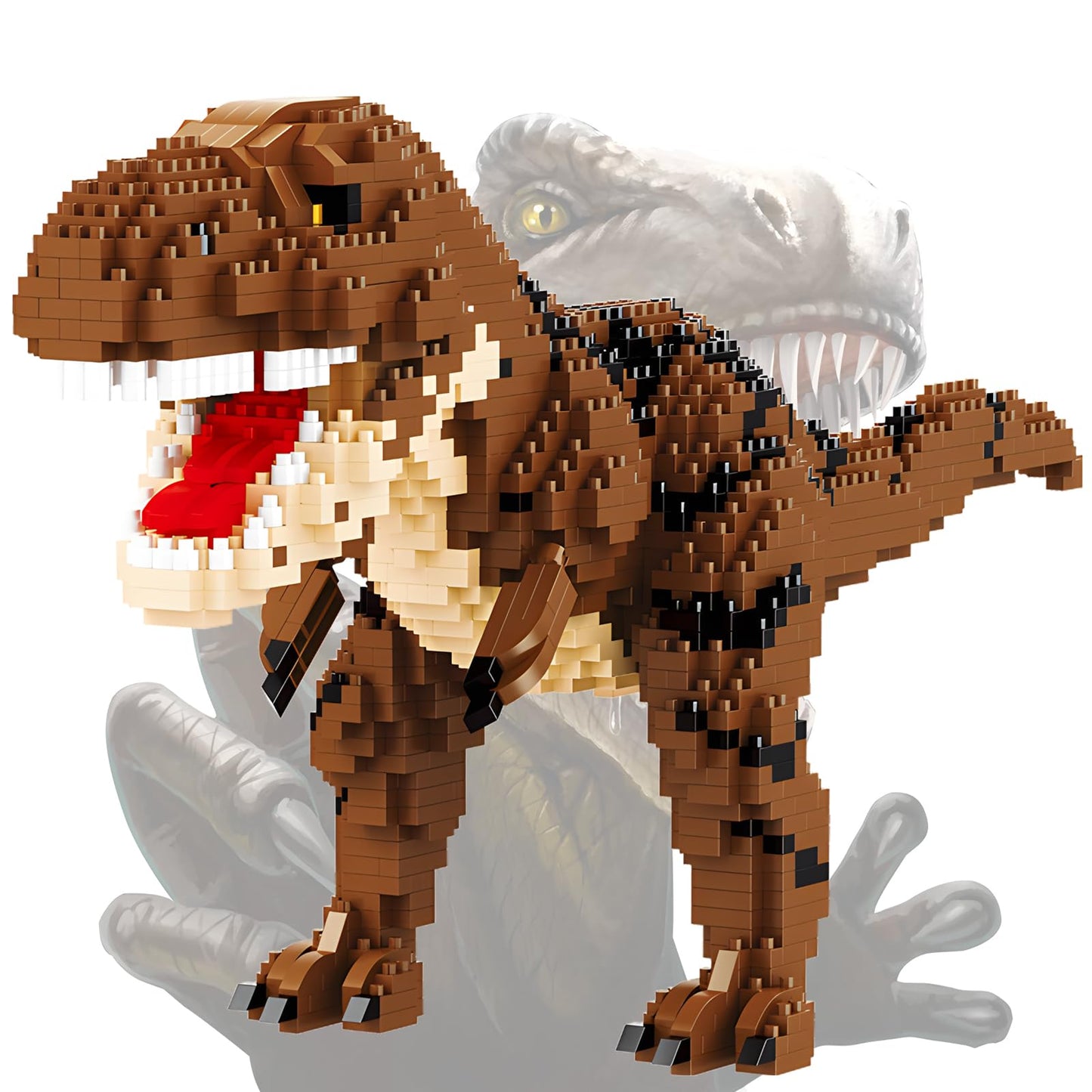 CSNRHG Dinosaur Tyrannosaurus Building Blocks – 1559 Pieces | Ages 6+