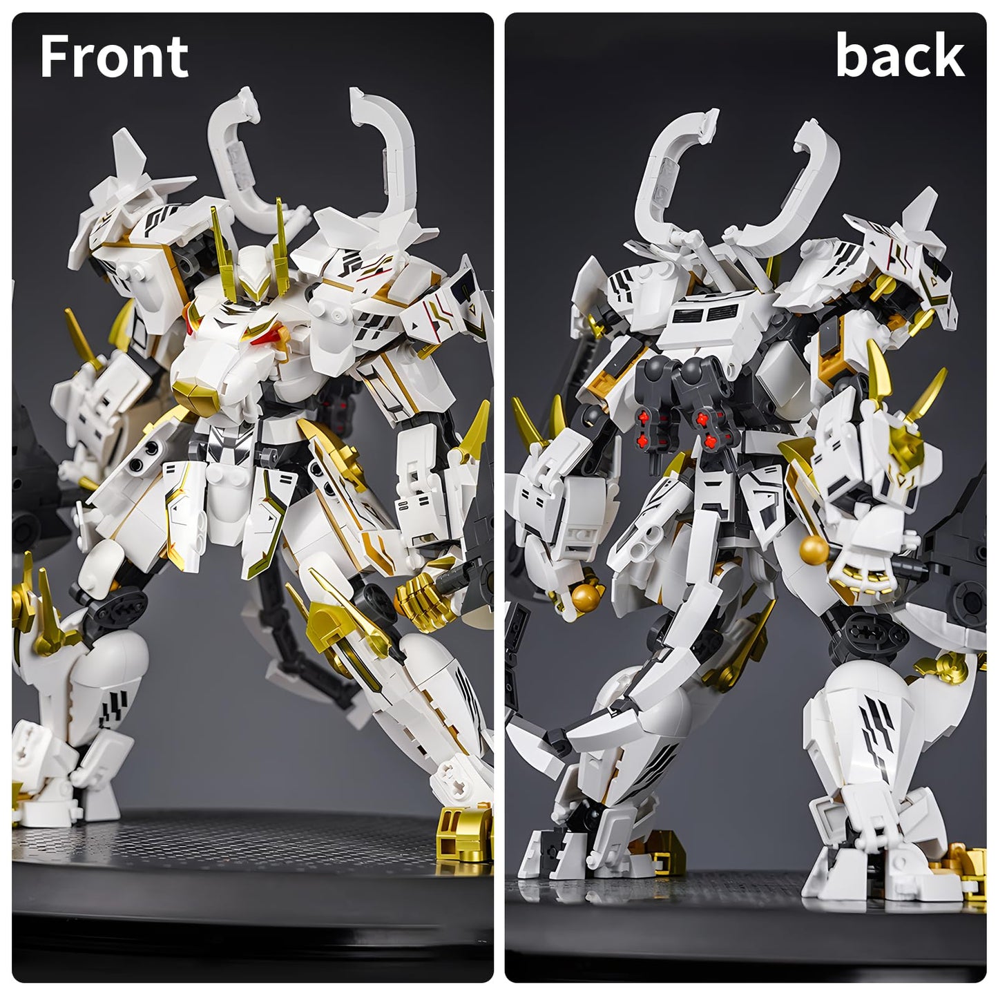 CSNRHG White Tiger Samurai Mech Robot Building Blocks – 679 Pieces, Ages 8+