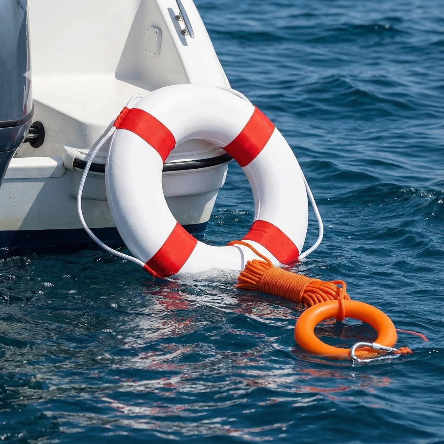 CTopoGo 20-Inch Pool Safety Throw Ring Buoy — Foam Ring for Pool & Decor