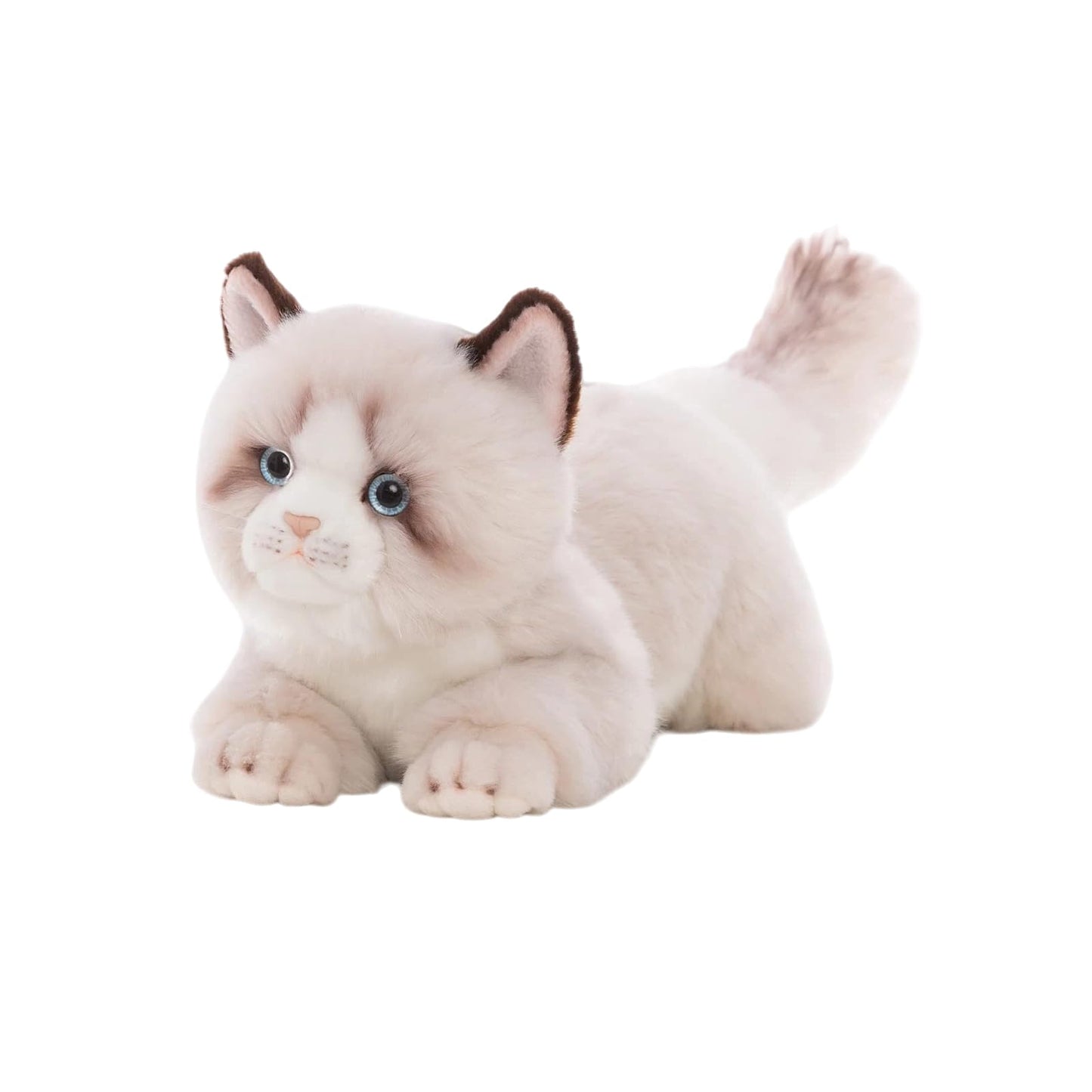 CU-MATE 20 Inch Gray Ragdoll Cat Plush – Realistic Handmade Stuffed Toy