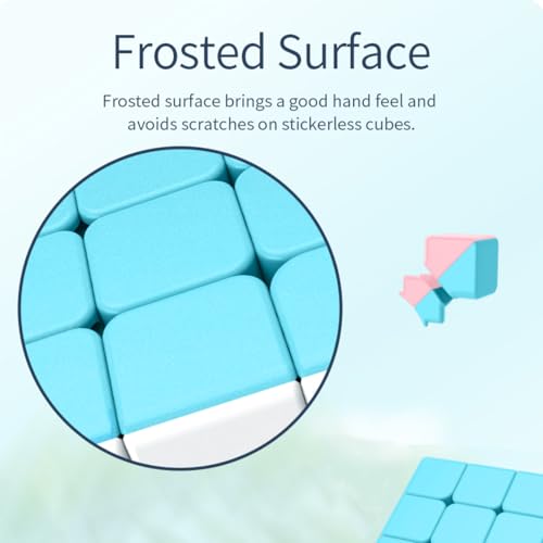 3x3x3 Speed Cube – Stickerless, Anti-Sticky, Smooth Turning Puzzle for All Ages