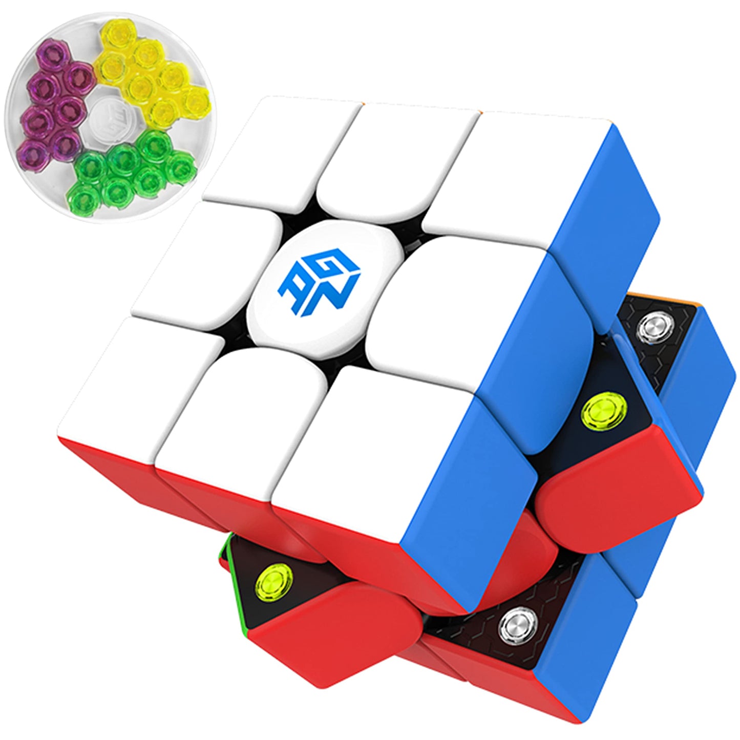 CuberShop GAN 356 M Magnetic Speed Cube – Stickerless 3x3, GES+ Tuning, Lightweight Core