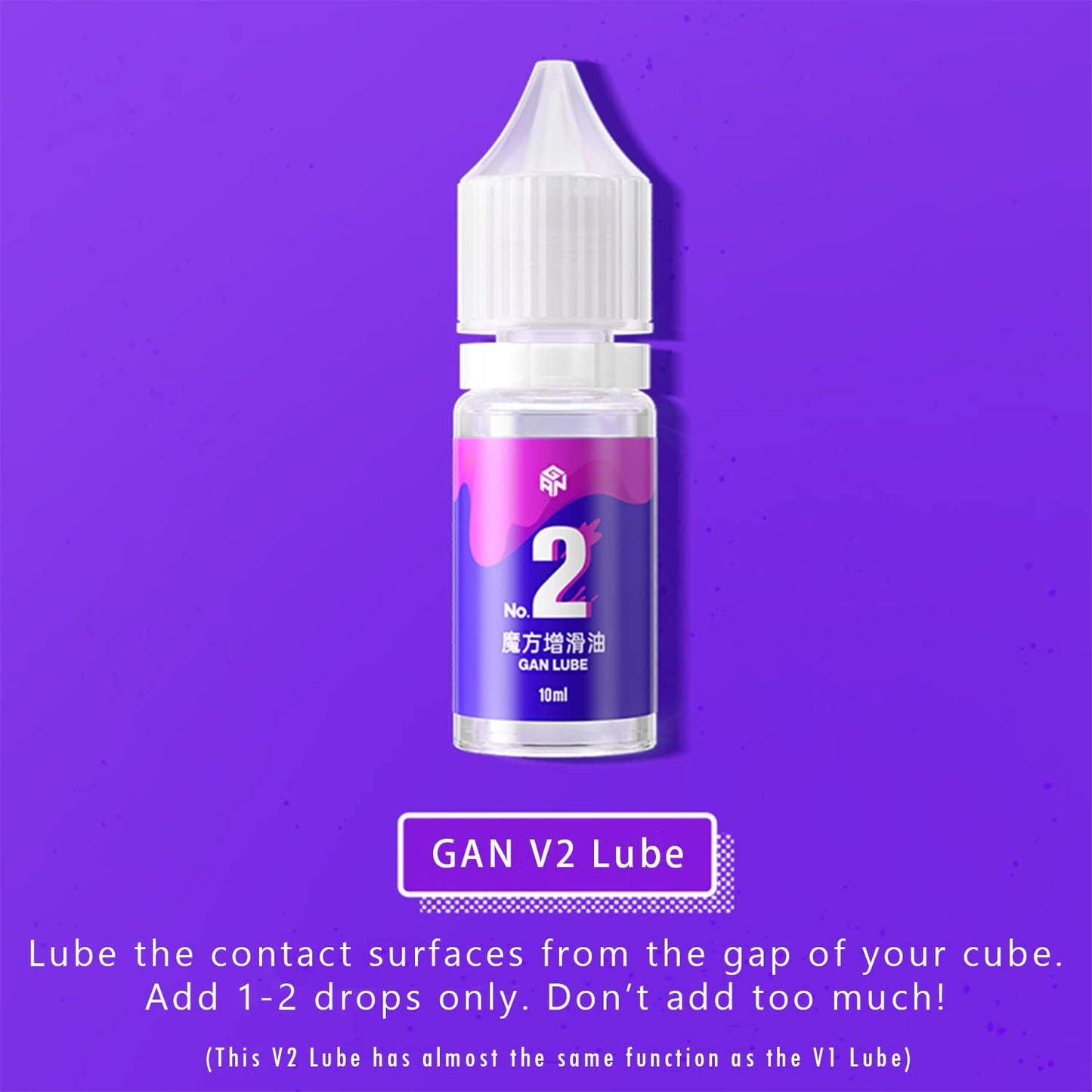 CuberShop GAN Lube Set Bundle (V2 & V3) – 10mL Pro Speed Cubing Lubricant