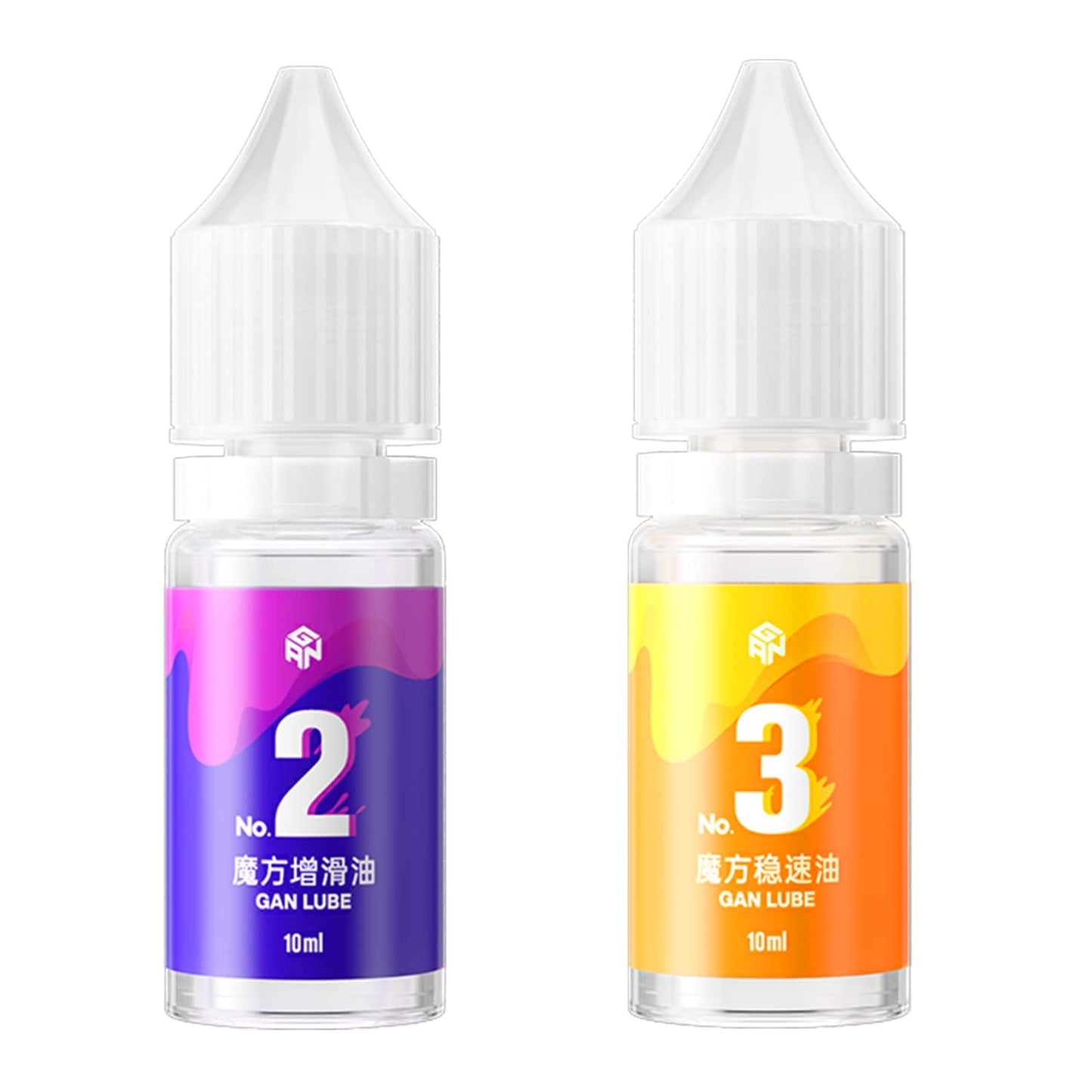 CuberShop GAN Lube Set Bundle (V2 & V3) – 10mL Pro Speed Cubing Lubricant