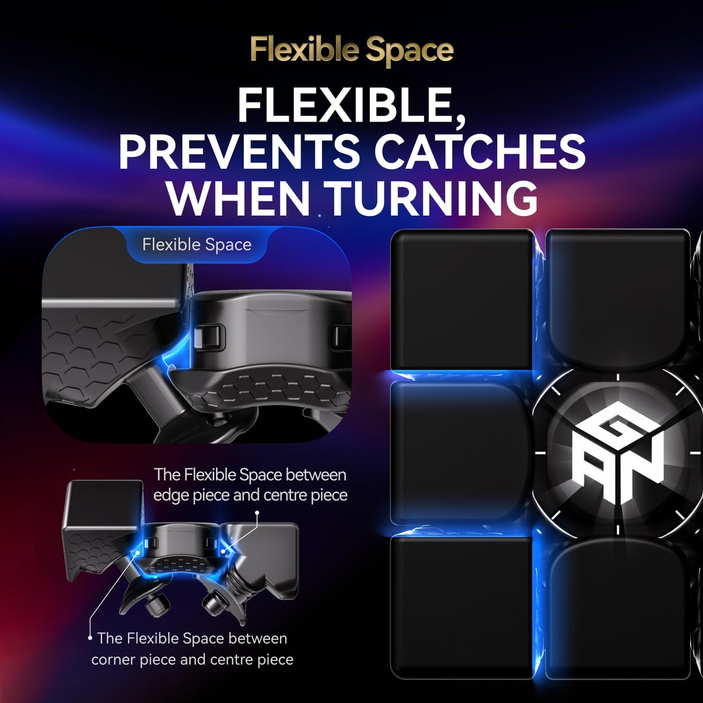 CuberShop GAN16 MagLev MAX – 3x3 Magnetic Speed Cube UV Coated, 2025 Flagship