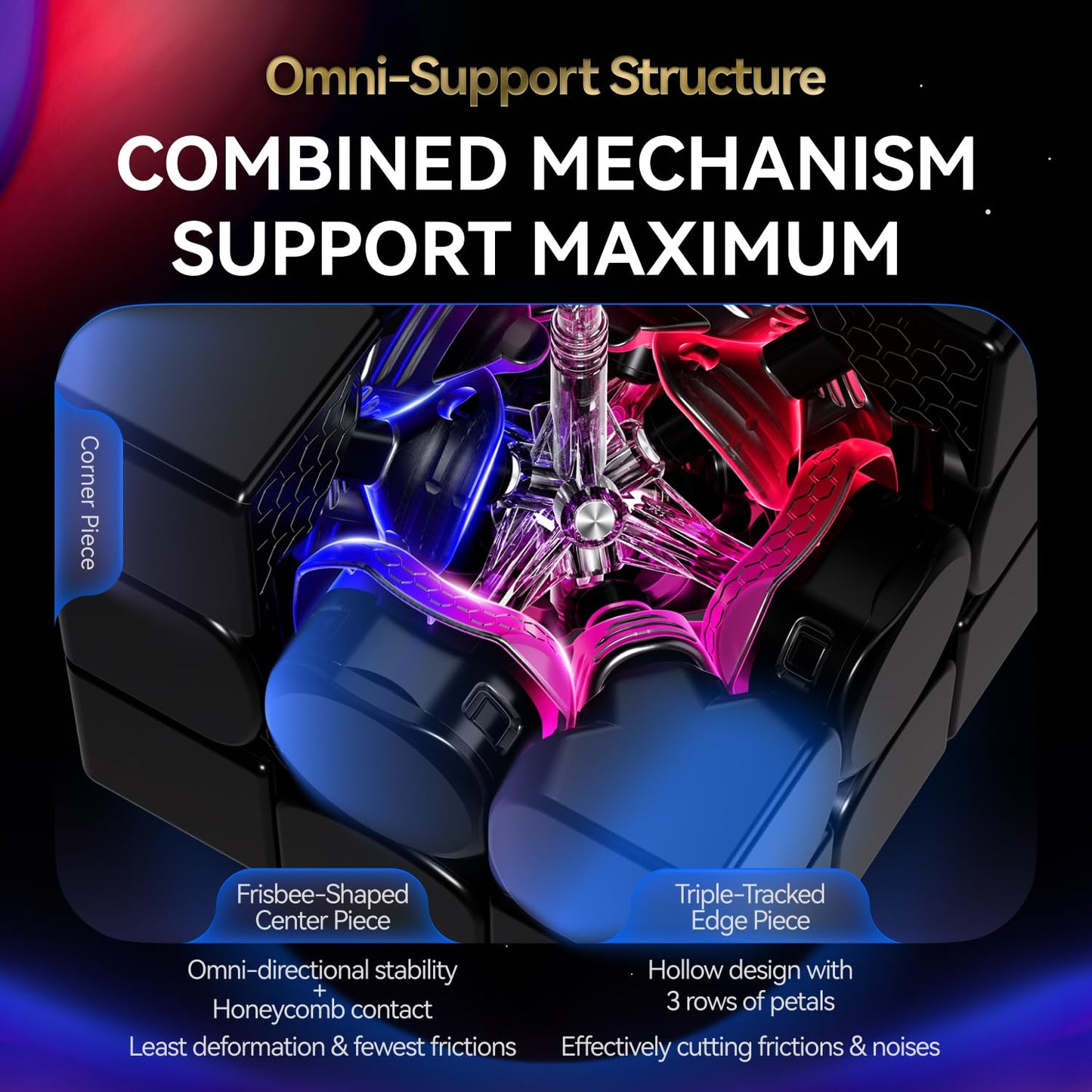 CuberShop GAN16 MagLev MAX – 3x3 Magnetic Speed Cube UV Coated, 2025 Flagship