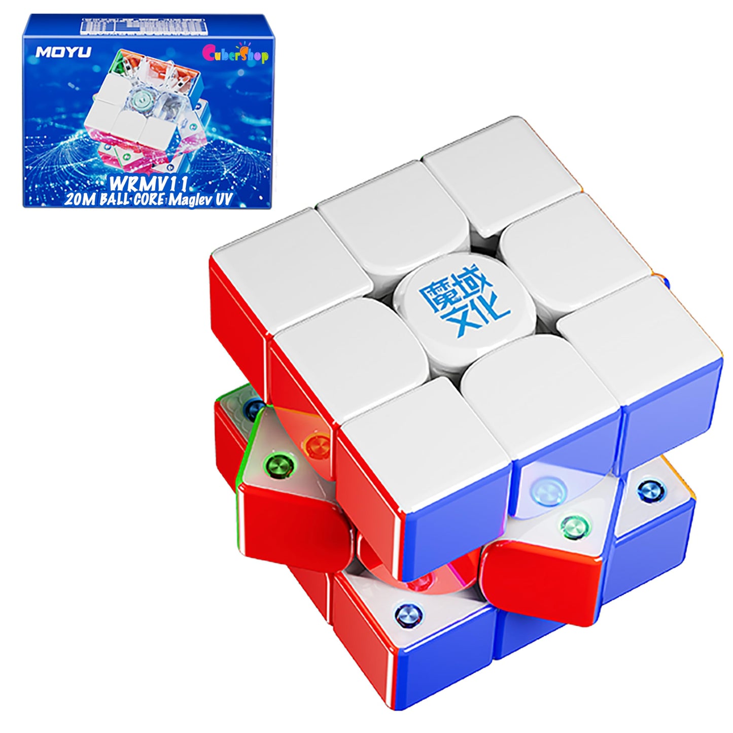CuberShop Moyu WeiLong V11 WRM 20M MagLev 100 Magnets – Ultra-Smooth Deluxe 3x3 Speed Cube