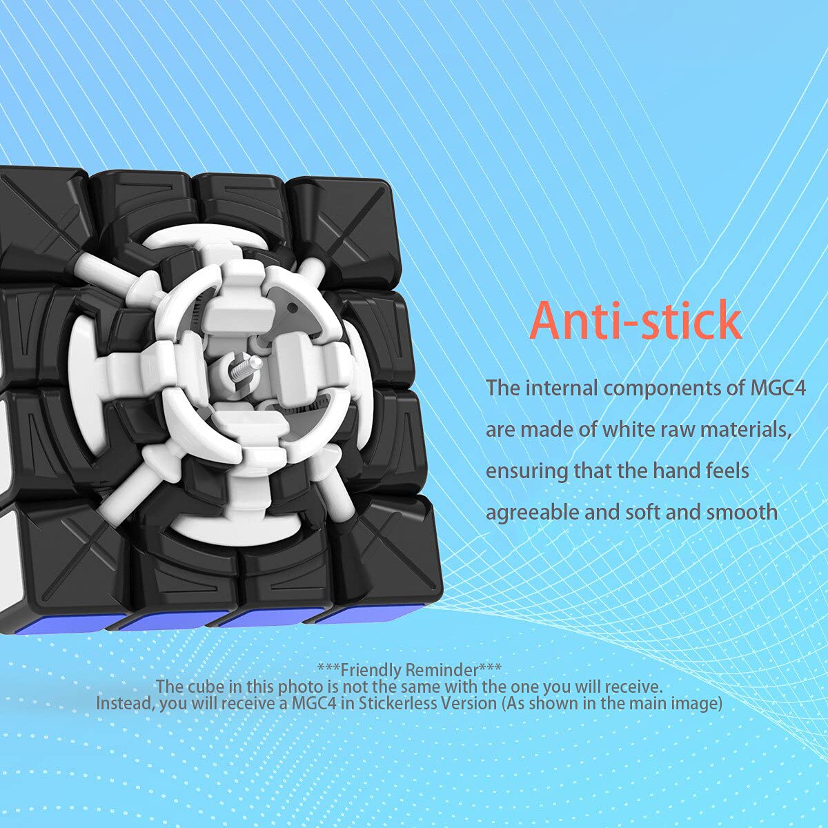 CuberShop YJ MGC 4x4 Magnetic Stickerless Speed Cube – Flagship 4x4 by YongJun MGC
