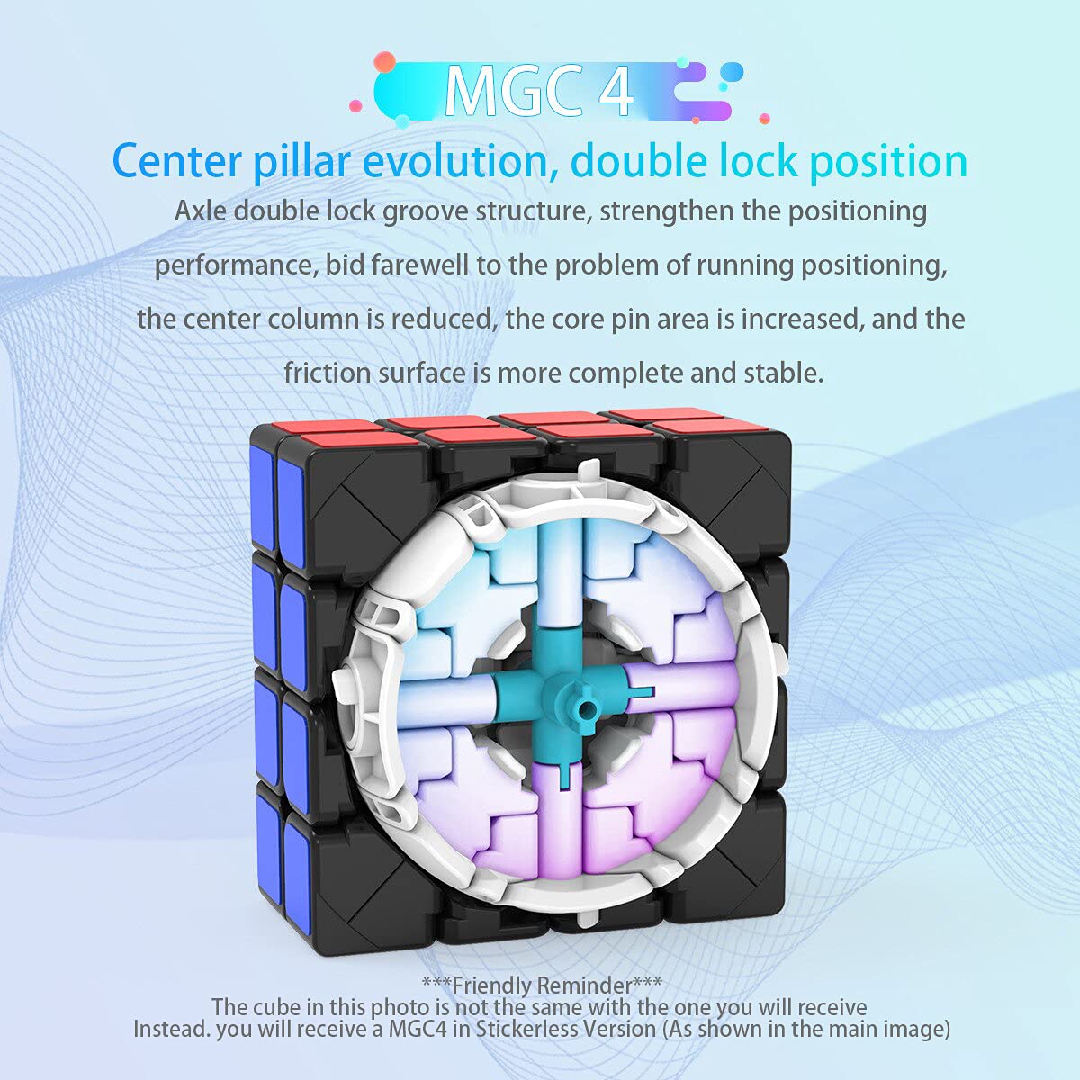 CuberShop YJ MGC 4x4 Magnetic Stickerless Speed Cube – Flagship 4x4 by YongJun MGC