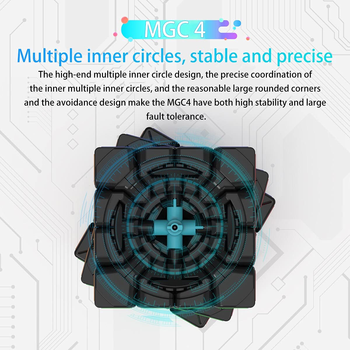 CuberShop YJ MGC 4x4 Magnetic Stickerless Speed Cube – Flagship 4x4 by YongJun MGC