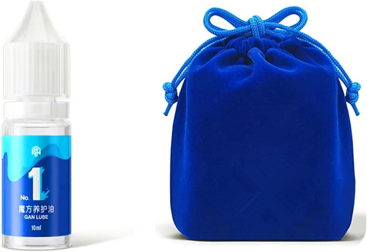 Cuberspeed Gan Cube Lube – Professional Speed Cube Lubricant (10ml) + Blue Bag