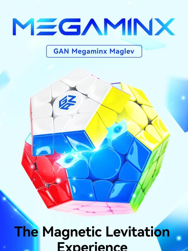 Cuberspeed GAN Megamin MagLev UV – Magnetic Dodecahedron Puzzle with Auto-Align & GES Pro+