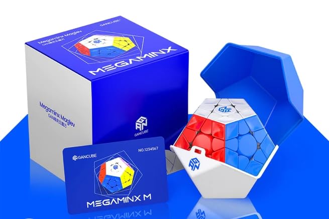 Cuberspeed GAN Megamin MagLev UV – Magnetic Dodecahedron Puzzle with Auto-Align & GES Pro+