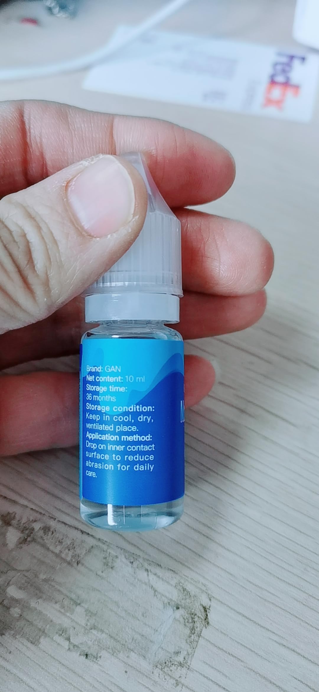 Cuberspeed Gan Cube Lube – Professional Speed Cube Lubricant (10ml) + Blue Bag
