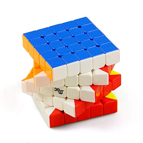 cuberspeed MGC 5x5 Magnetic Speed Cube – Stickerless 5x5 Puzzle by YJ
