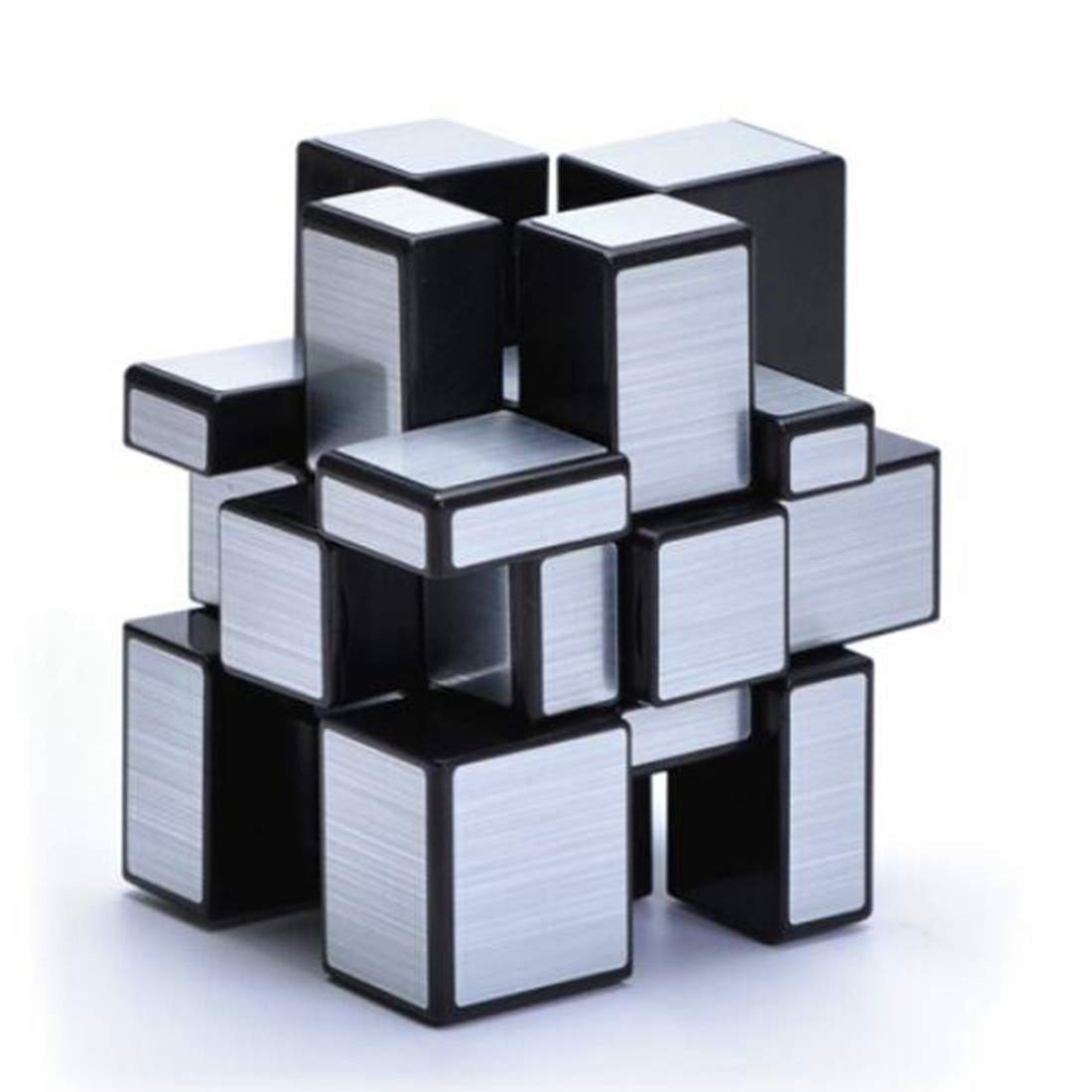 Cuberspeed Mirror Cube 3x3x3 Silver – Shape Mod Puzzle, Anti-Pop, Fast Turns