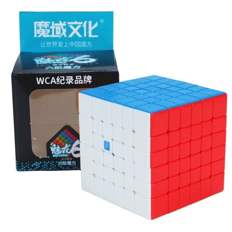 CuberSpeed Moyu Meilong 6x6 V2 Stickerless Speed Cube | 6x6 Puzzle