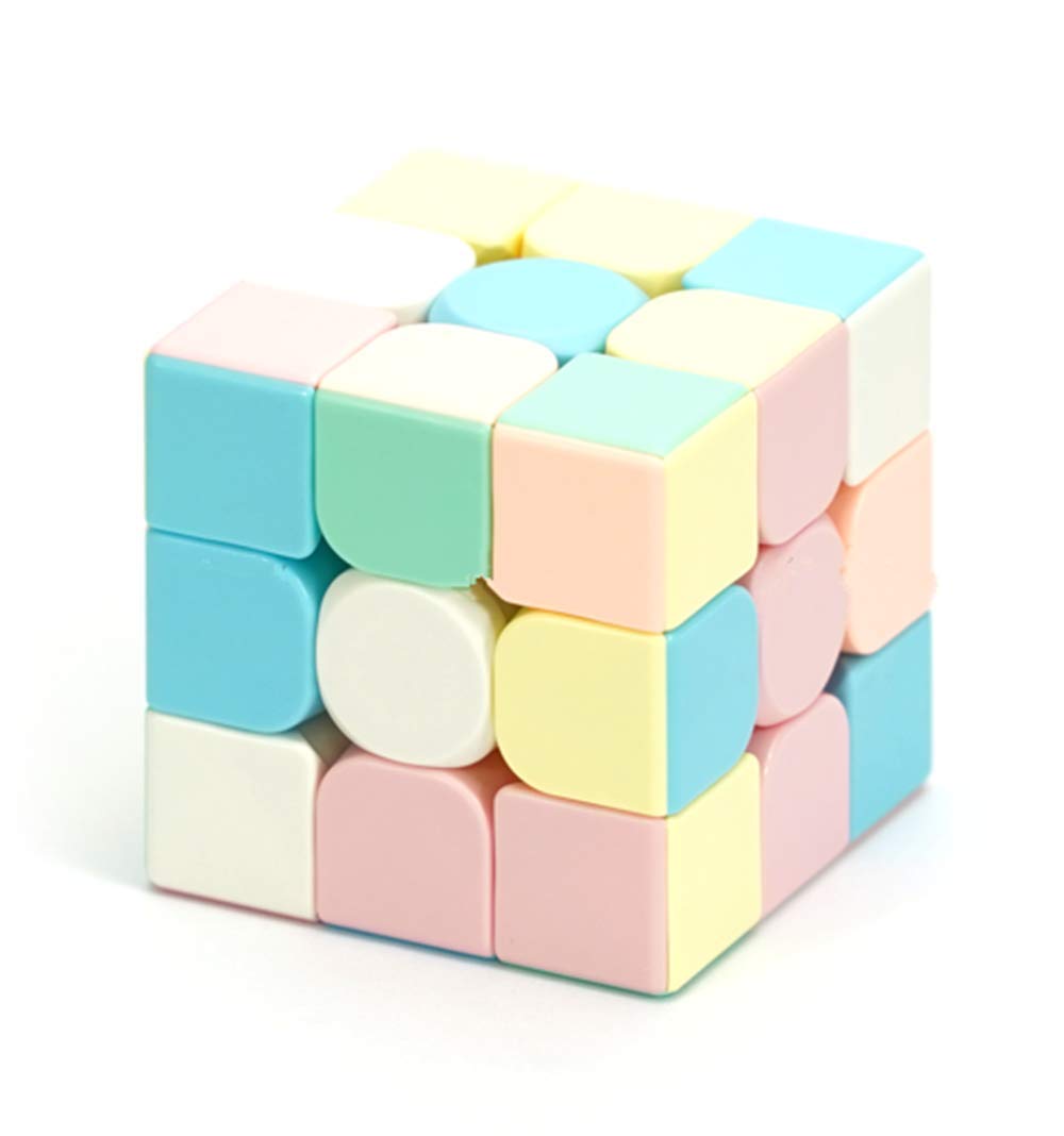 CuberSpeed Moyu MoFang JiaoShi Macaron Meilong 3x3 – Frosted Stickerless Speed Cube