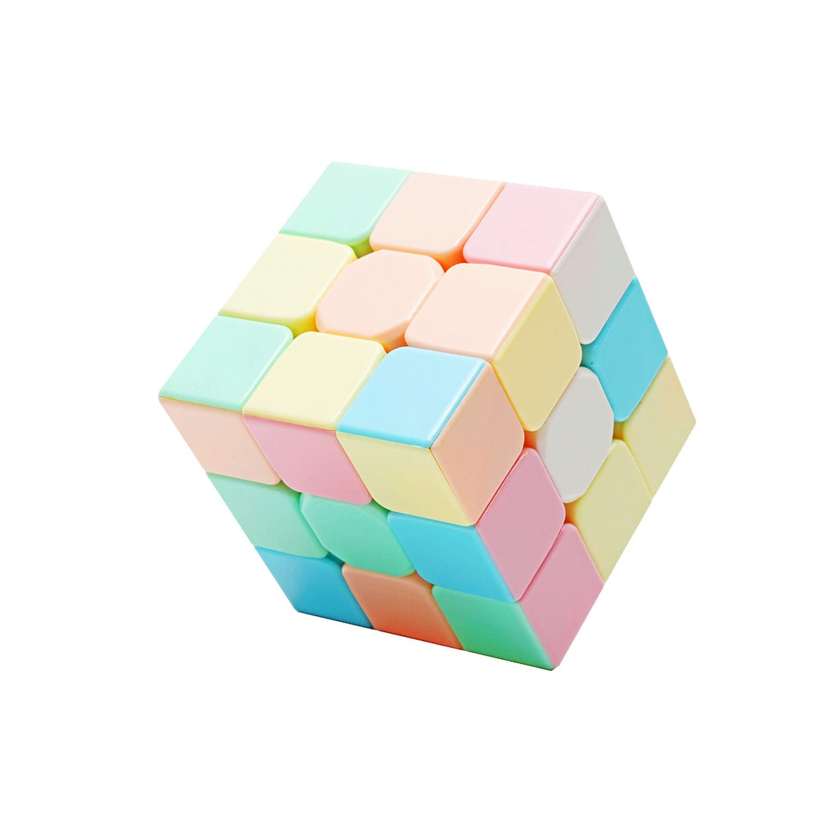 CuberSpeed Moyu MoFang JiaoShi Macaron Meilong 3x3 – Frosted Stickerless Speed Cube