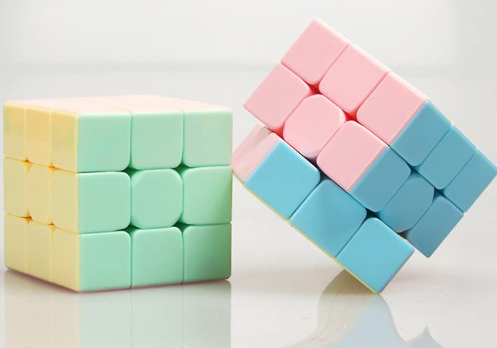 CuberSpeed Moyu MoFang JiaoShi Macaron Meilong 3x3 – Frosted Stickerless Speed Cube