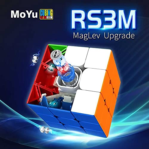 Cuberspeed Moyu RS3M MagLev – Flagship 3x3 Stickerless Magnetic Speed Cube