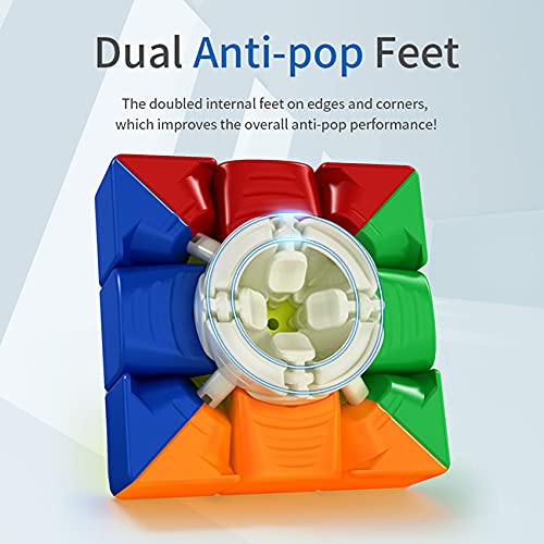 Cuberspeed Moyu RS3M MagLev – Flagship 3x3 Stickerless Magnetic Speed Cube