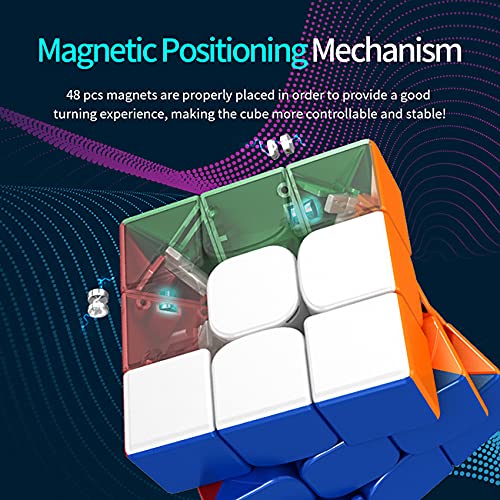 Cuberspeed Moyu RS3M MagLev – Flagship 3x3 Stickerless Magnetic Speed Cube