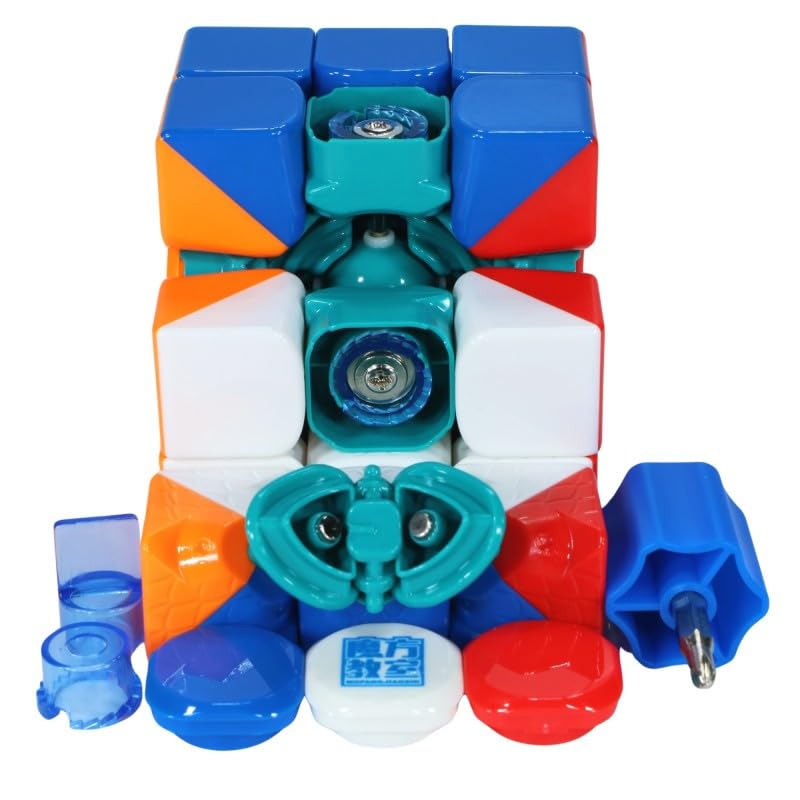 Cuberspeed MoYu RS3M V5 Ball CORE UV | Maglev 3x3 Cube with Robot Stand