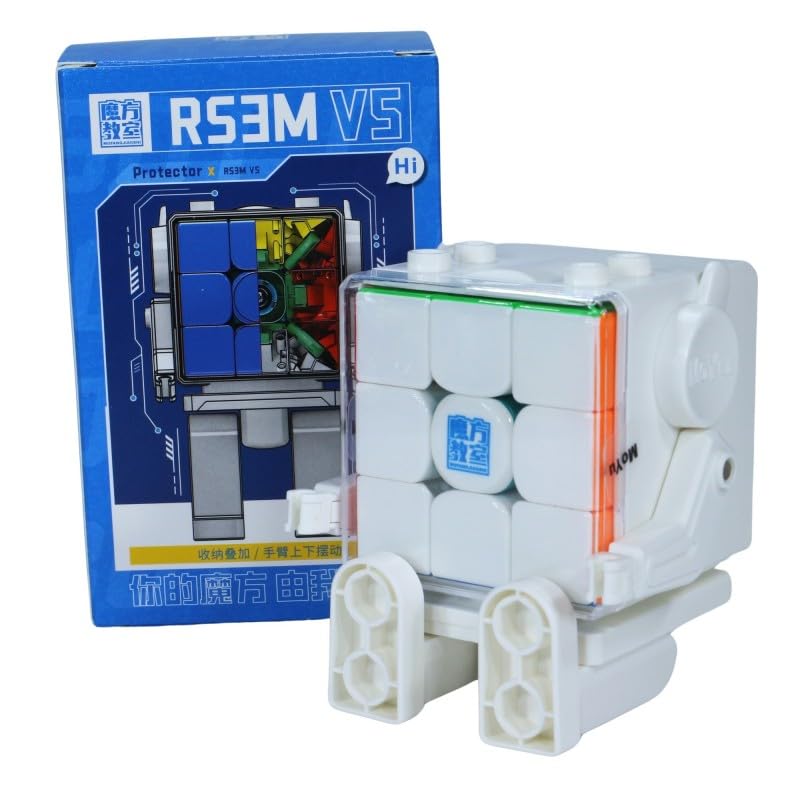 Cuberspeed MoYu RS3M V5 Ball CORE UV | Maglev 3x3 Cube with Robot Stand