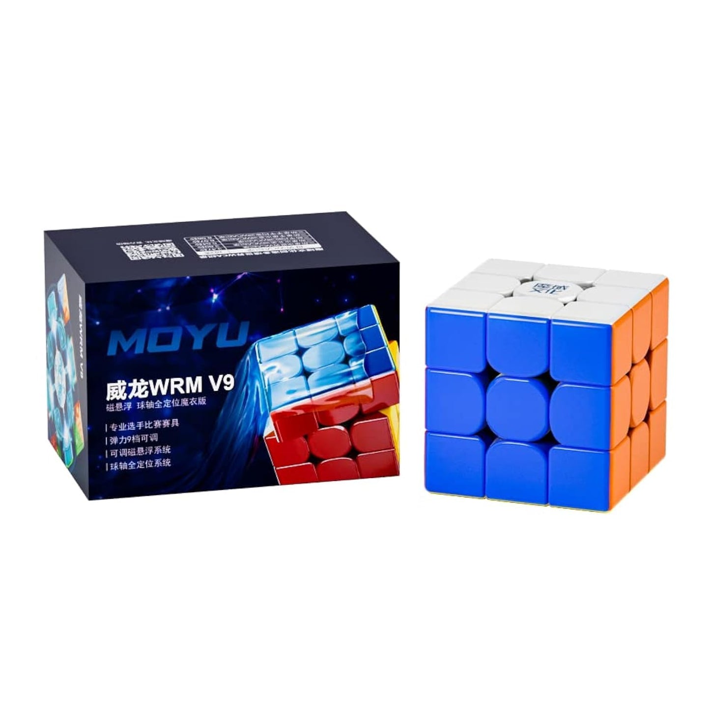 Cuberspeed MoYu WeiLong WRM V9 UV Coated Magnetic 3x3 Cube | Maglev Ball Core Flagship 2023