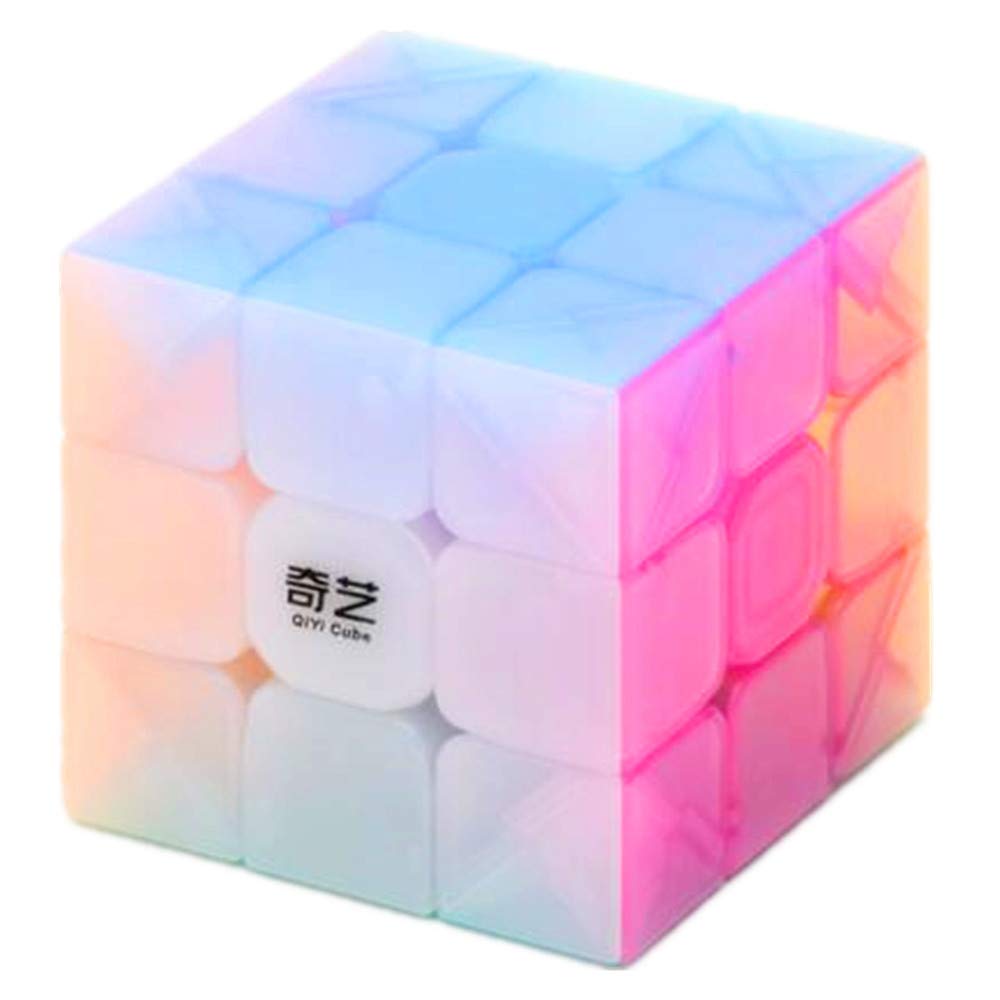 CuberSpeed QY Toys Warrior W 3x3 Jelly Speed Cube – Transparent Stickerless Puzzle
