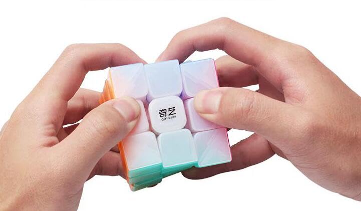 CuberSpeed QY Toys Warrior W 3x3 Jelly Speed Cube – Transparent Stickerless Puzzle