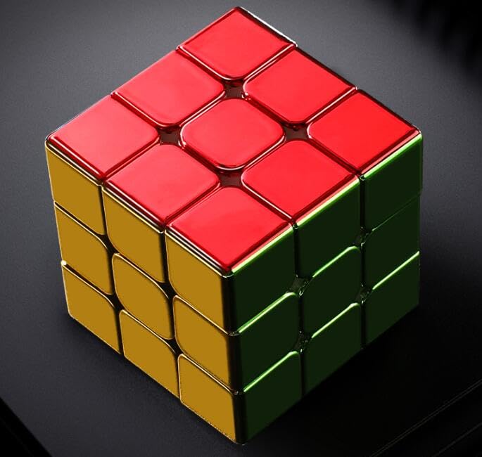 cuberspeed ShengShou Legend Metallic Mirror Stickerless 3x3 Speed Cube – Smooth Turning & Showpiece